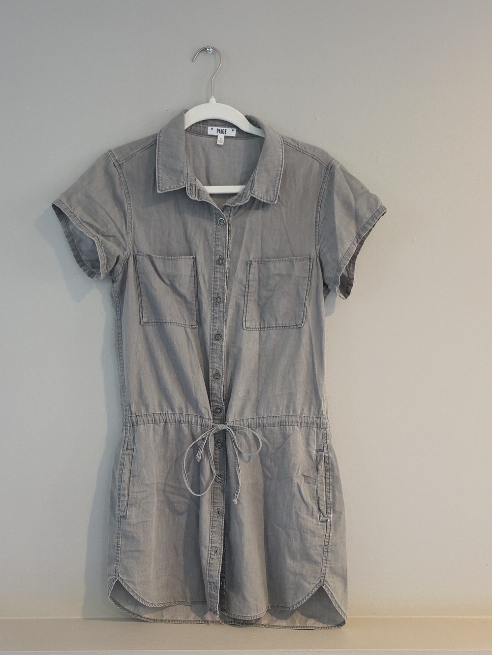 Paige Mila Button Down Shirt Dress
